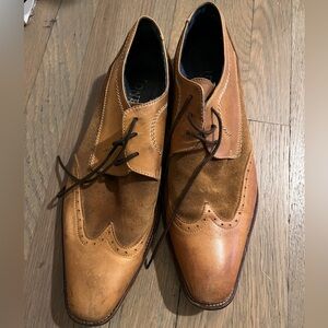 Jones Bootmaker Men's Tan Leather Dress Shoes size 11